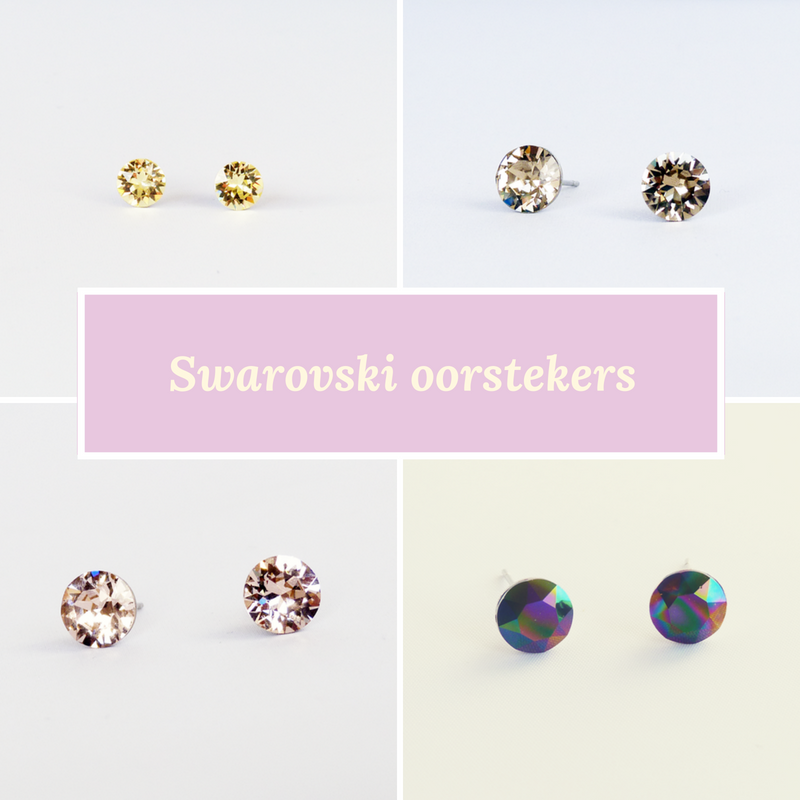 Swarovski oorstekers