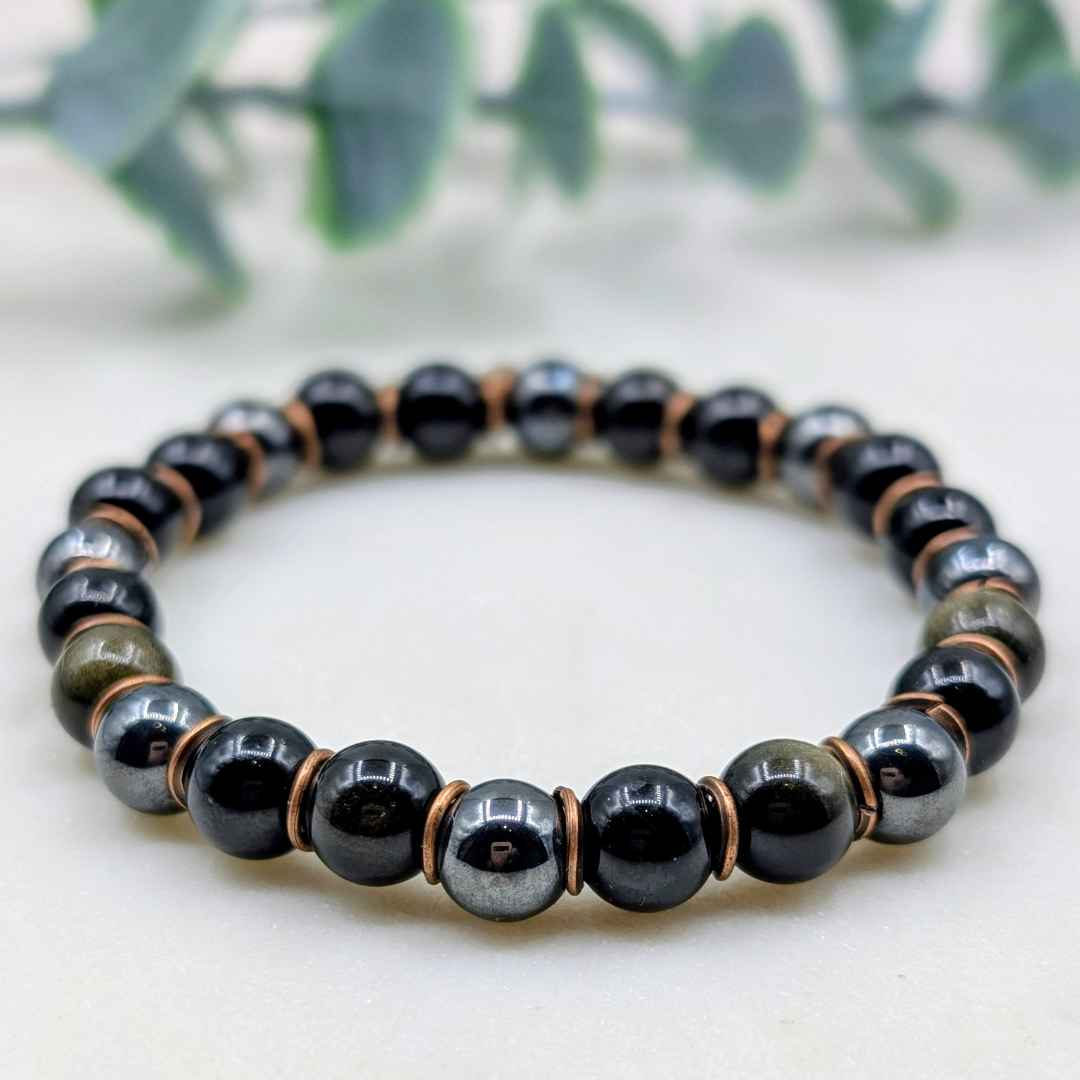 zwarte toermalijn armband